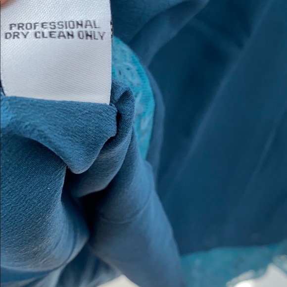 MINT by Jodi Arnold Green Silk Dress Size 8 - Picture 8 of 13